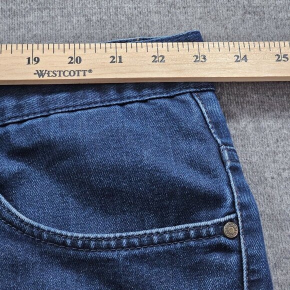 Canali Jeans Men 46x34/28 Indigo Straight Leg Italy Cotton Preppy Designer Boho - Picture 4 of 16